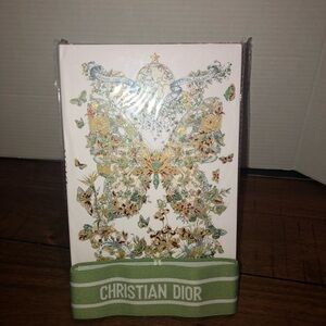 Dior Floral Butterfly Journal with Green Band